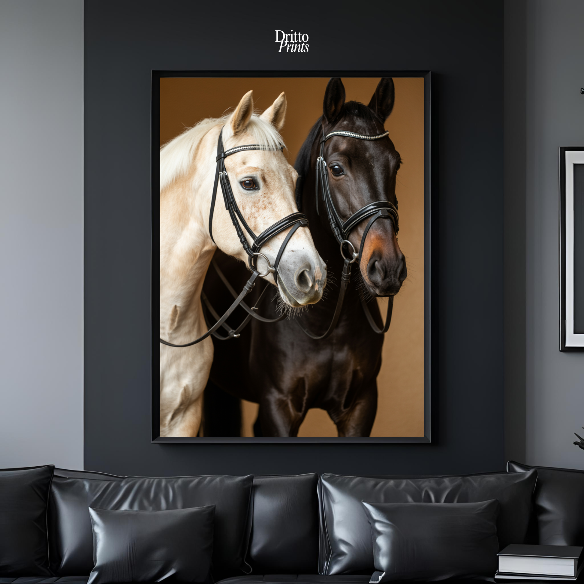 (FD22) Harmony in Contrast - Framed matte paper poster