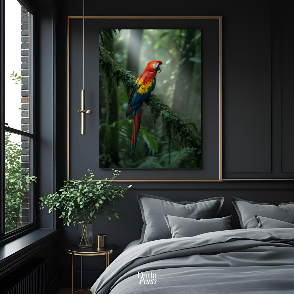 (CF1) Heart of the Rainforest - Framed canvas
