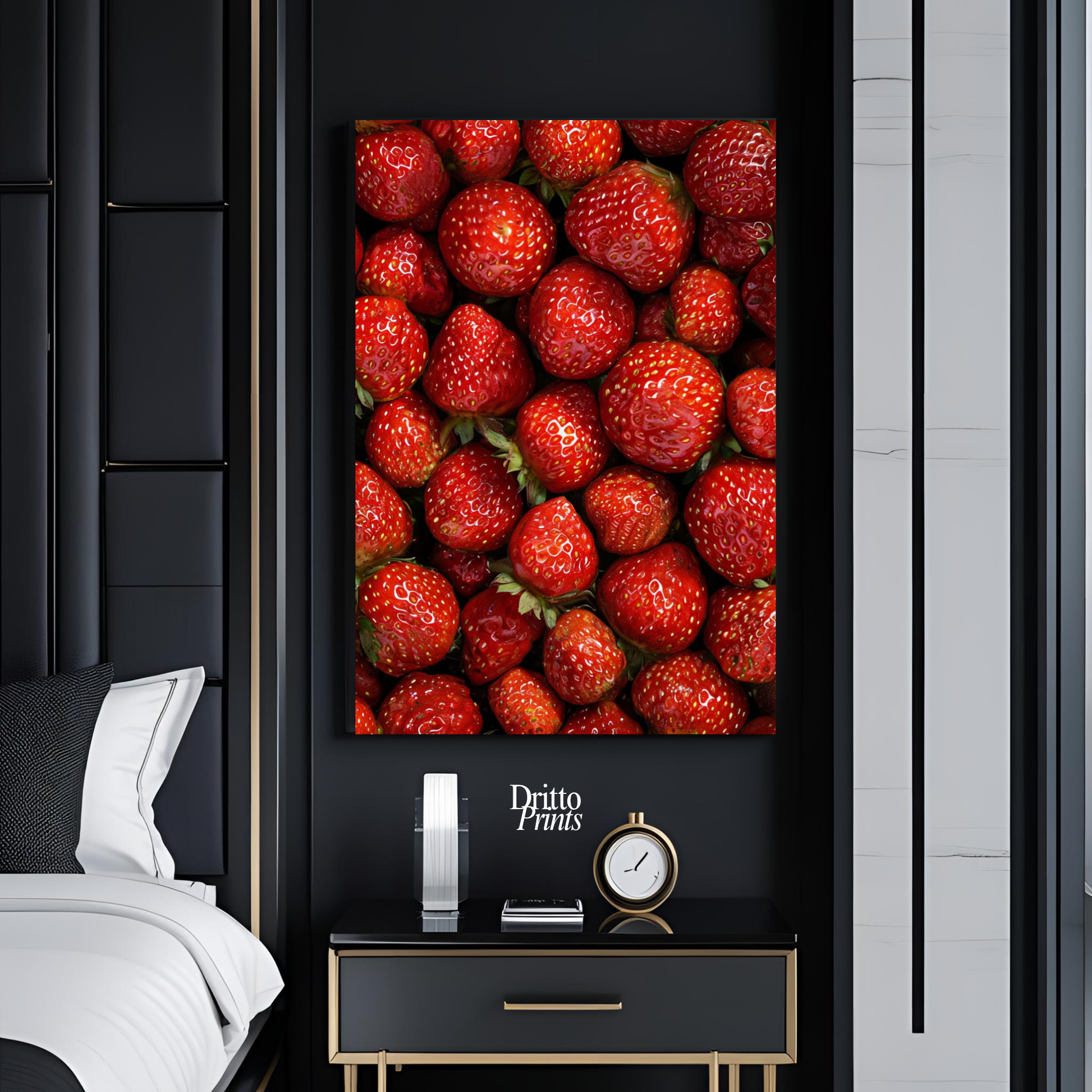 (PD5) The Strawberry Wall Taste of Summer - Poster