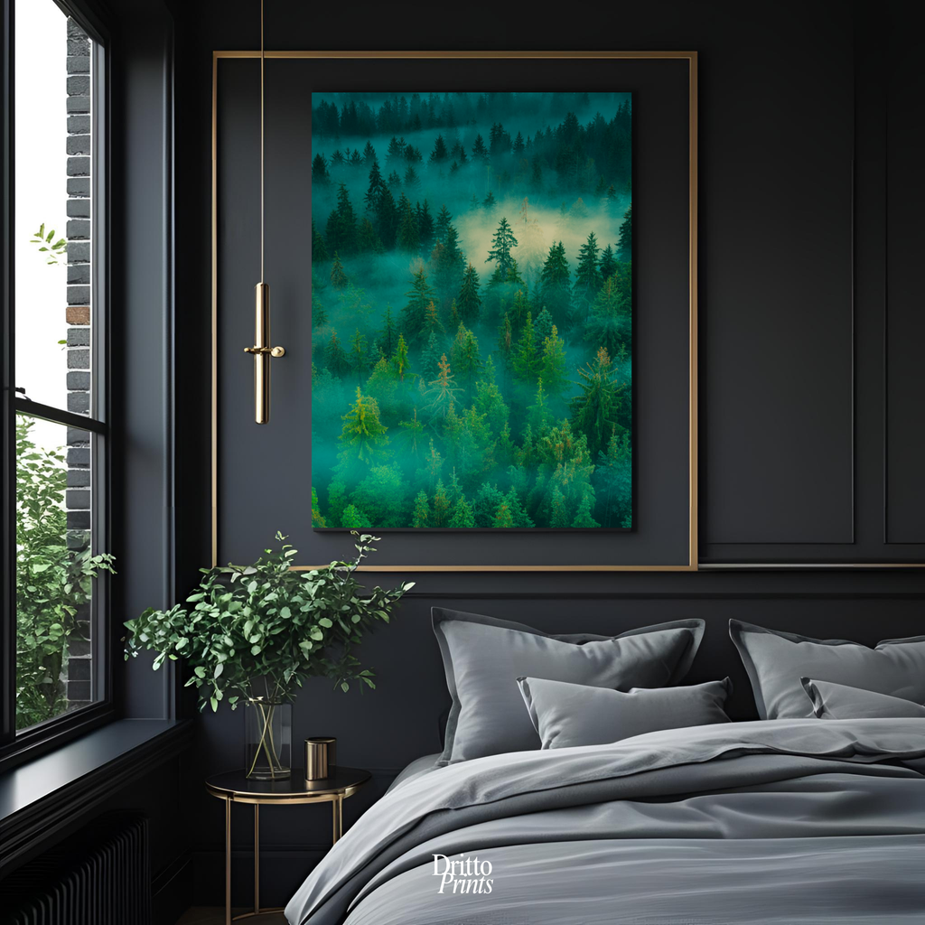 (CD4) Into the Morning Mist - Canvas