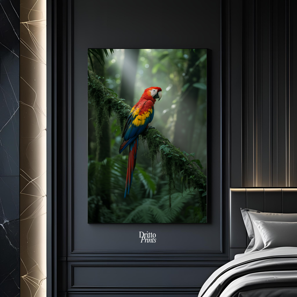 (CF1) Heart of the Rainforest - Framed canvas