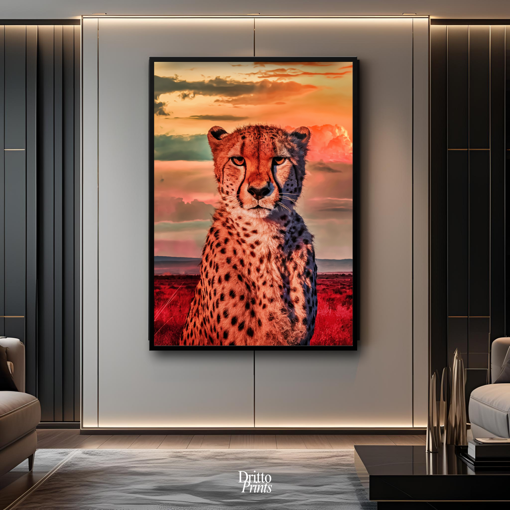 (FD12) Speed & Sky - Framed matte paper poster