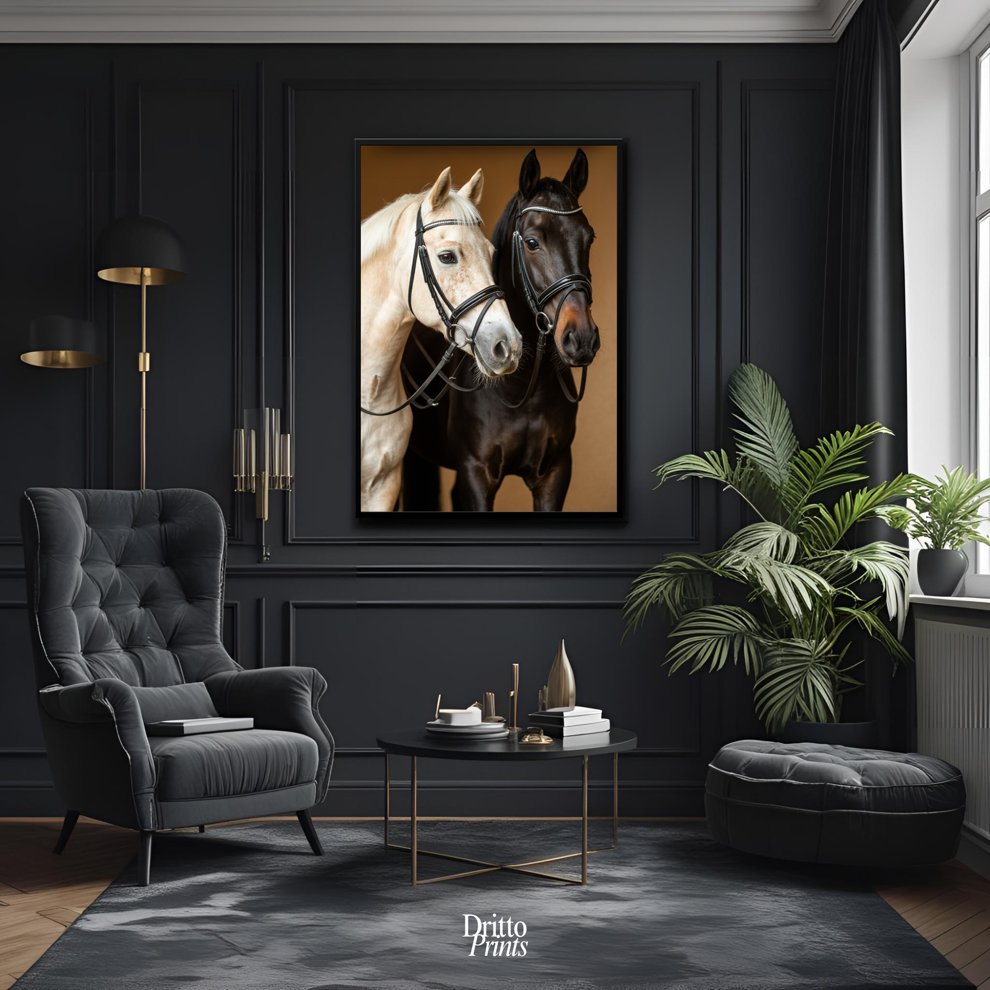 (FD22) Harmony in Contrast - Framed matte paper poster