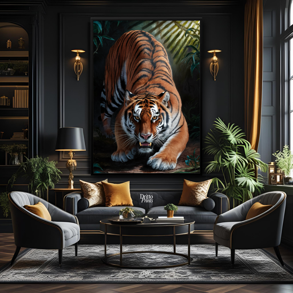 (FD11) Coiled Majesty - Framed matte paper poster