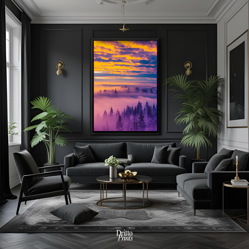 (FD13) Light Between Worlds - Framed matte paper poster