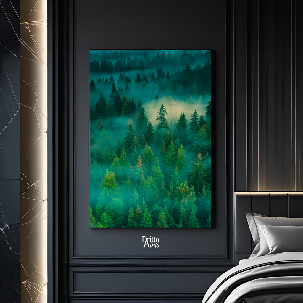 (CD4) Into the Morning Mist - Canvas