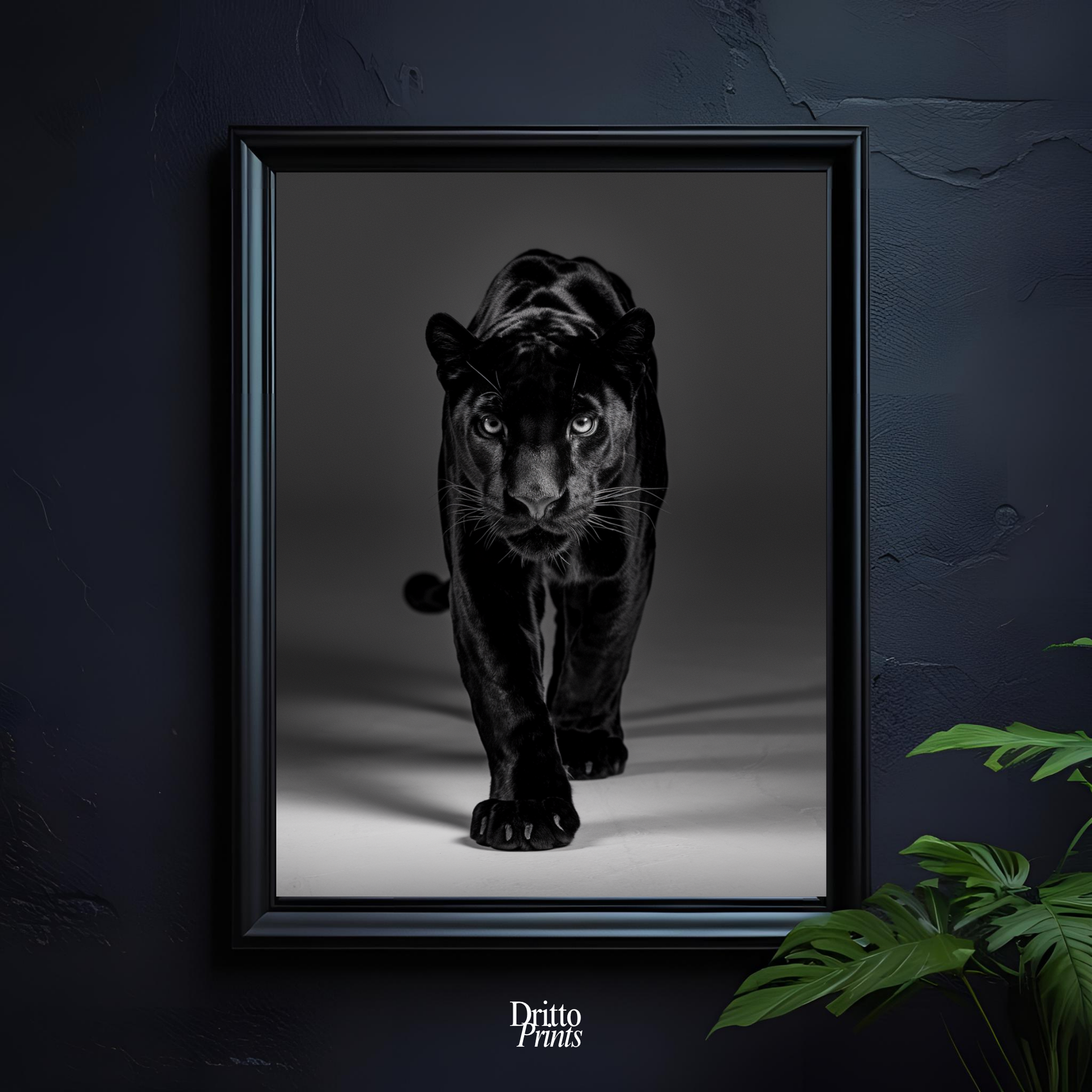 (FD7) Eyes of the Hunt - Framed matte paper poster