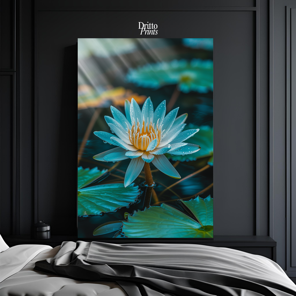 (CD5) Tranquil Water Lily - Canvas