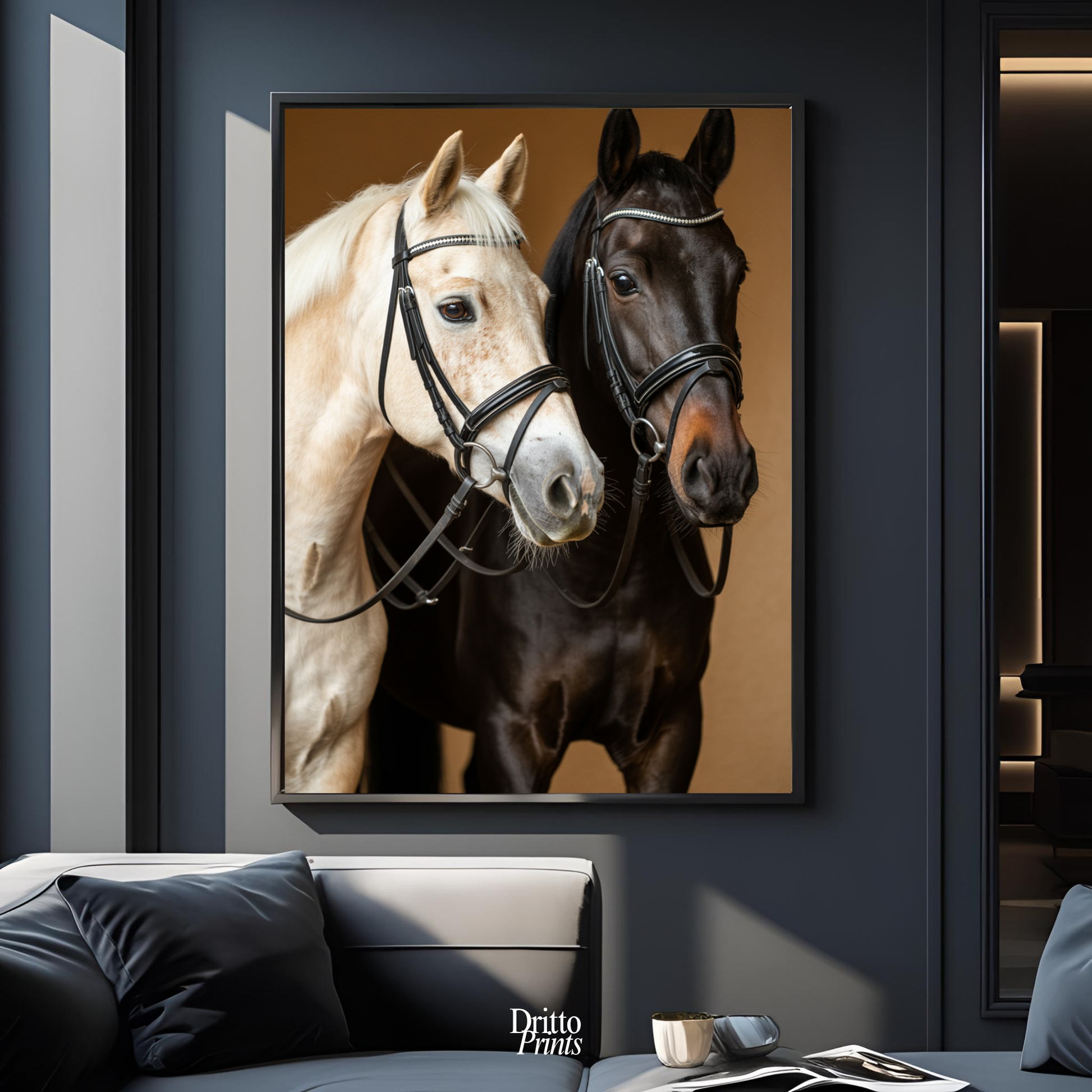 (FD22) Harmony in Contrast - Framed matte paper poster