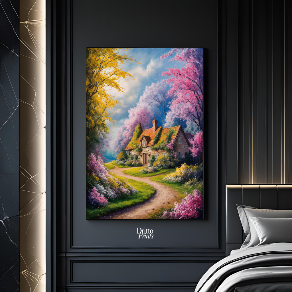(CD2) Cottage in Bloom - Canvas