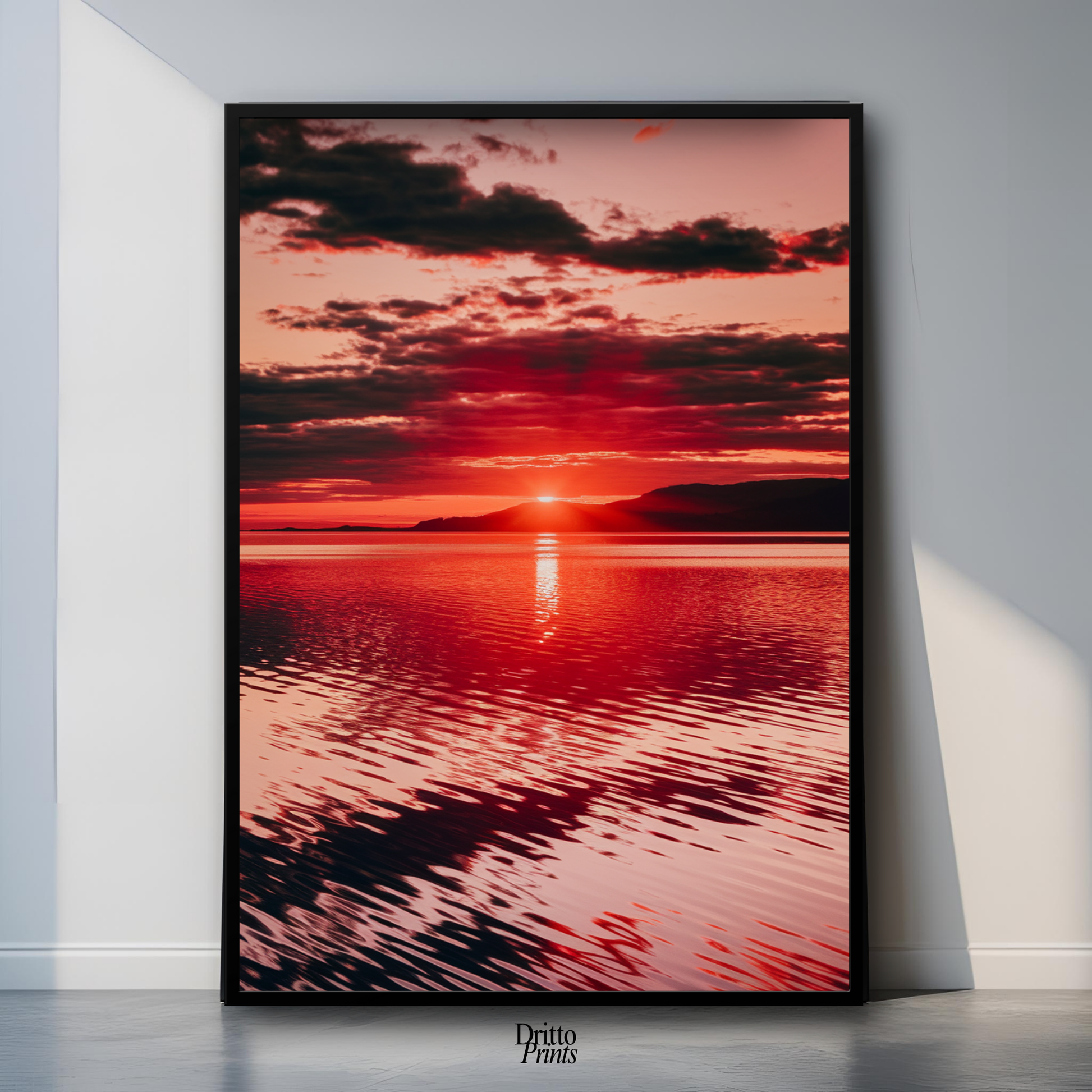 (FD27) View of Eternity - Framed matte paper poster