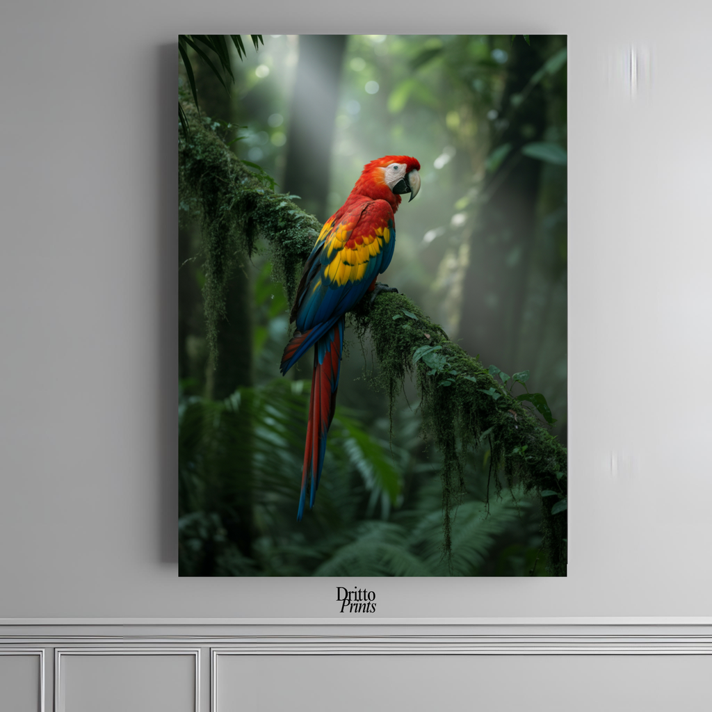 (CF1) Heart of the Rainforest - Framed canvas