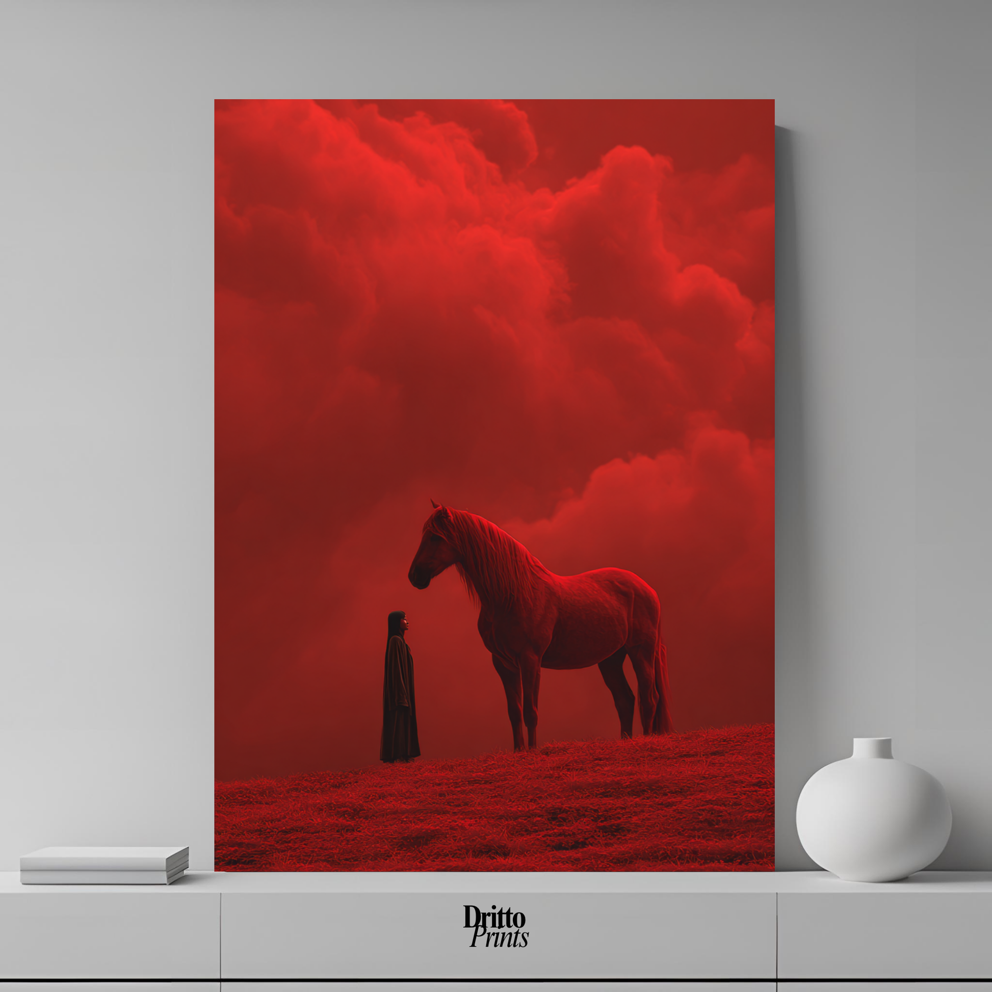 (PD30) Dream Horse & Figures Poster