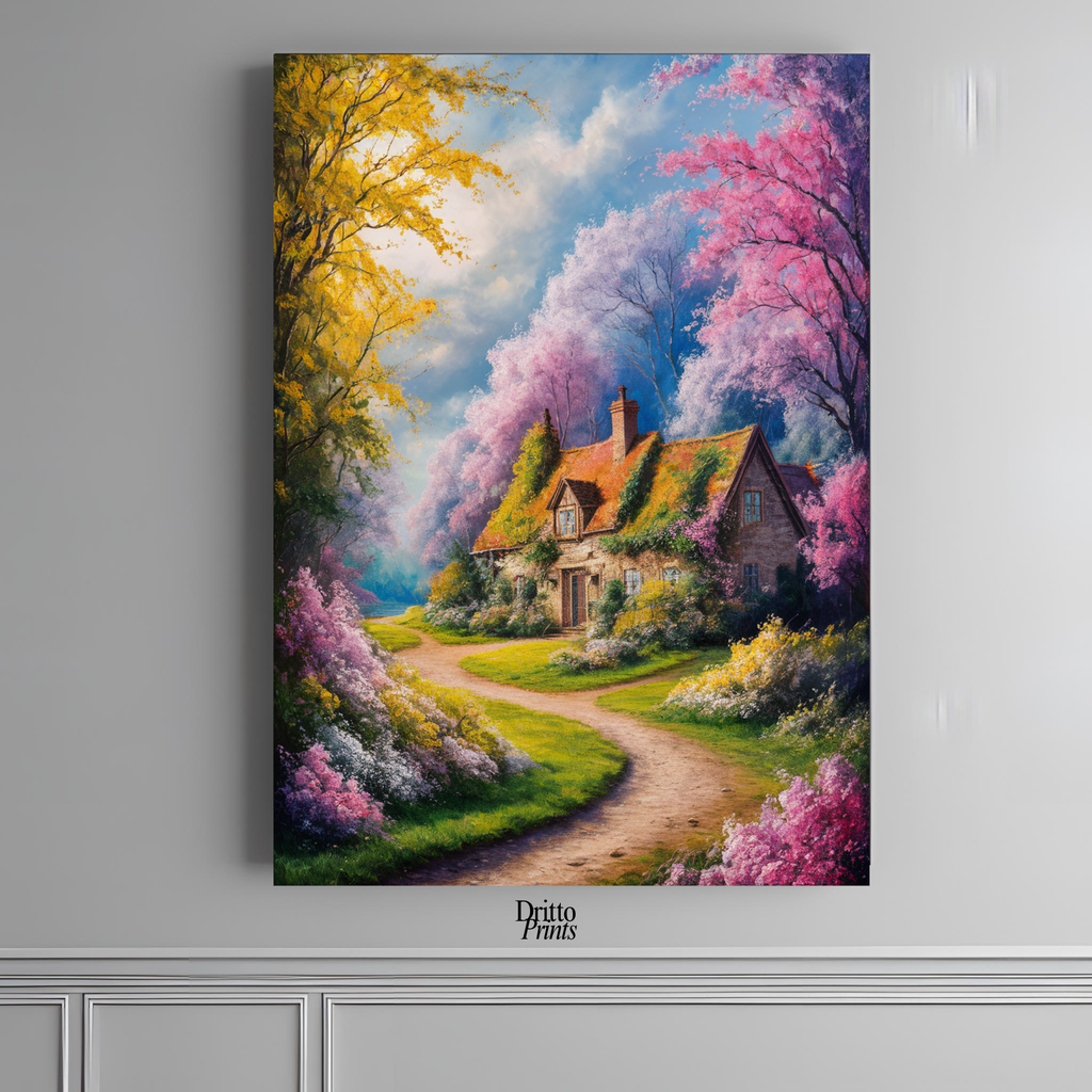 (CD2) Cottage in Bloom - Canvas