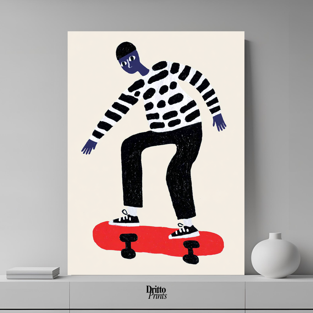 (PD40) Below the Board - Poster