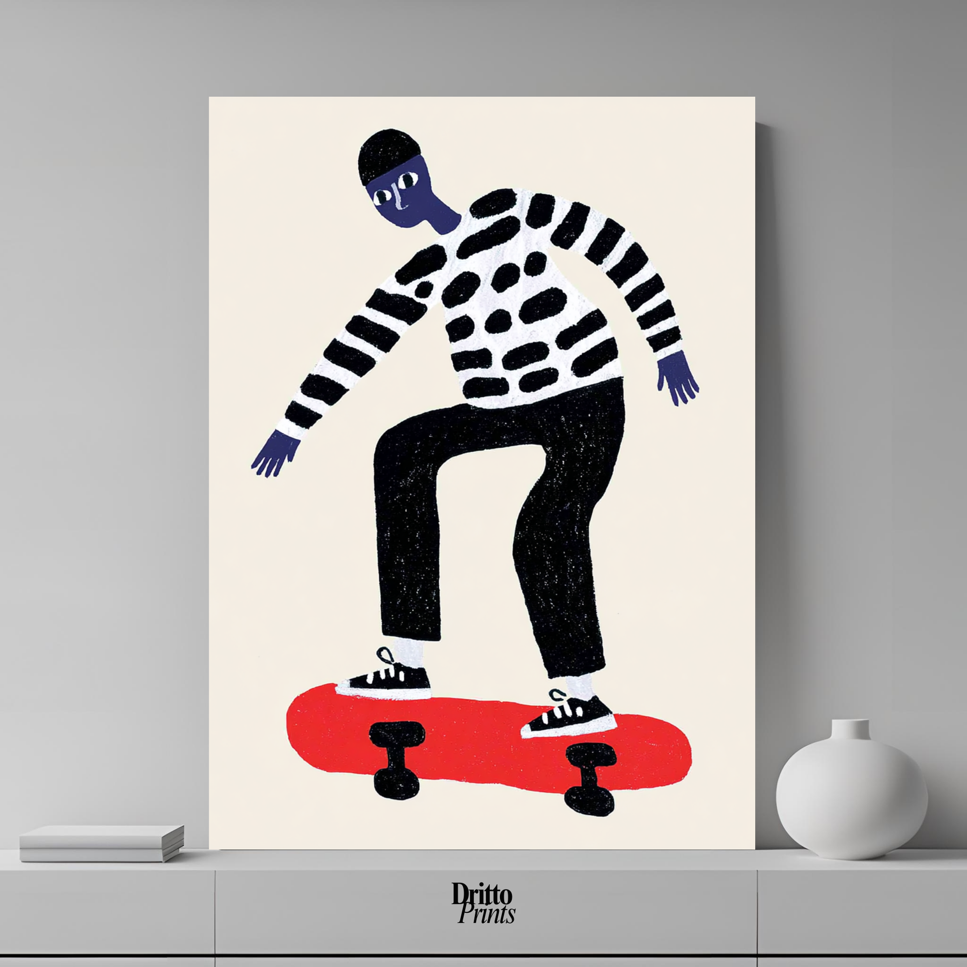 (PD40) Below the Board - Poster