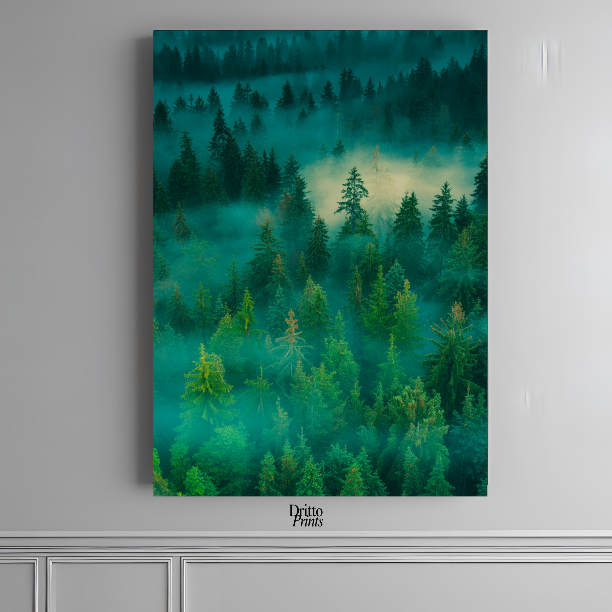 (CD4) Into the Morning Mist - Canvas