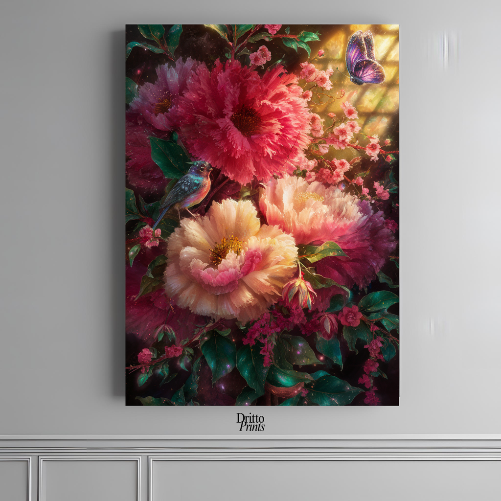 (CD6) Bouquet of Light - Canvas