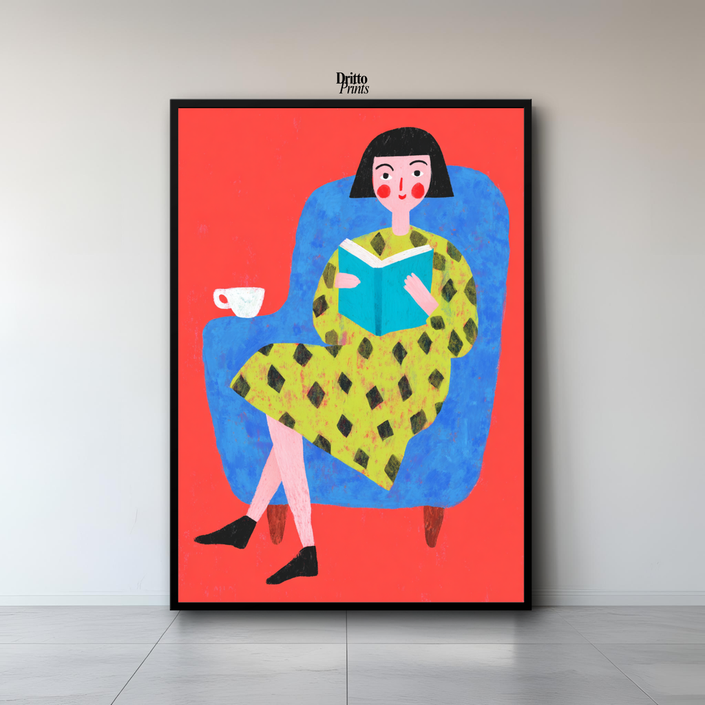 (FD46) A Moment with a Story - Framed matte paper poster