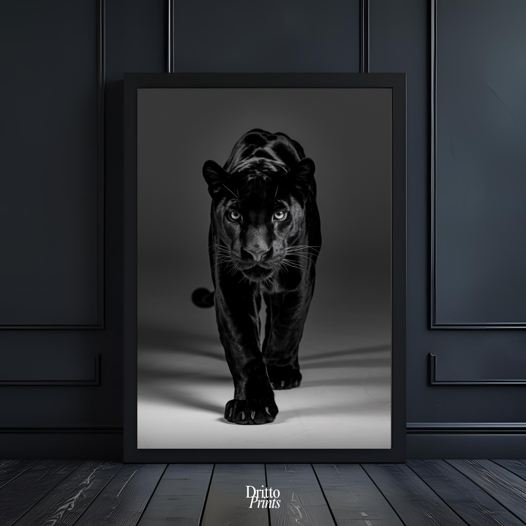 (FD7) Eyes of the Hunt - Framed matte paper poster