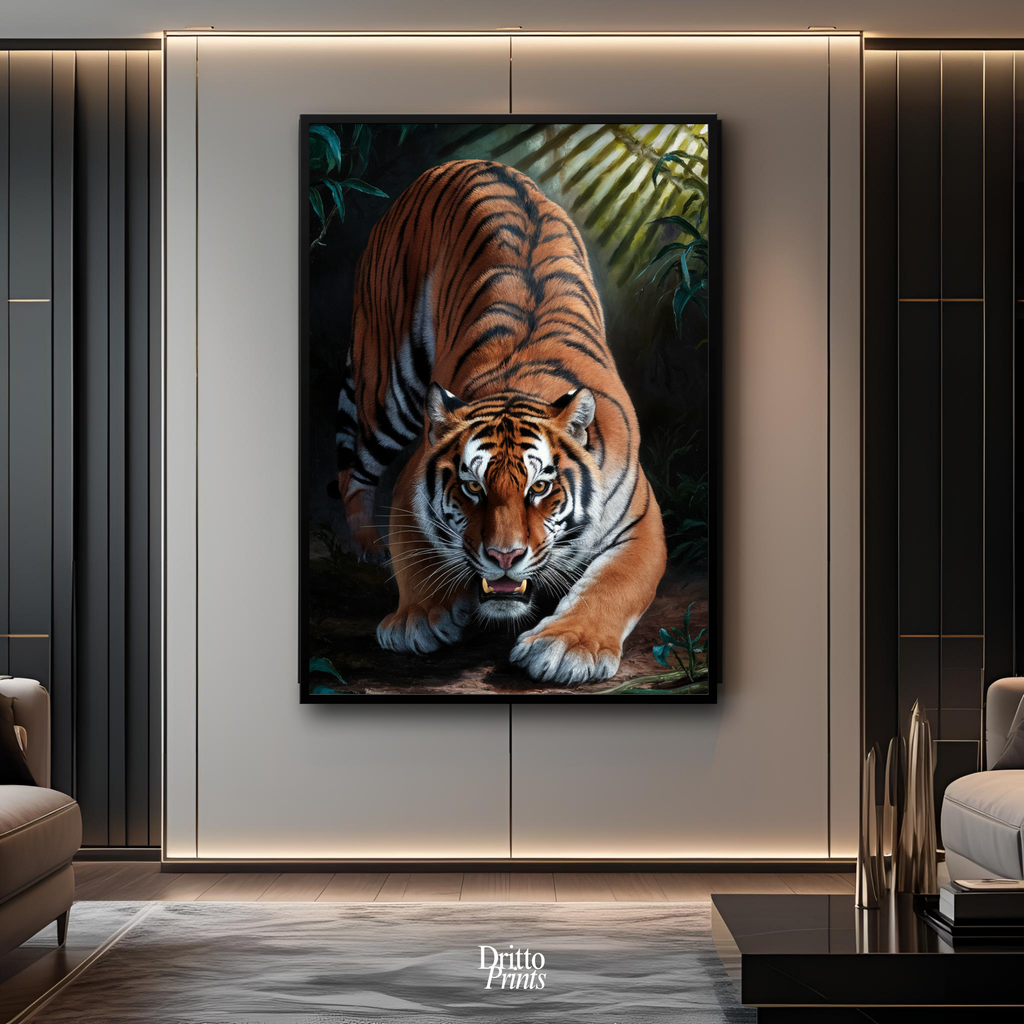 (FD11) Coiled Majesty - Framed matte paper poster