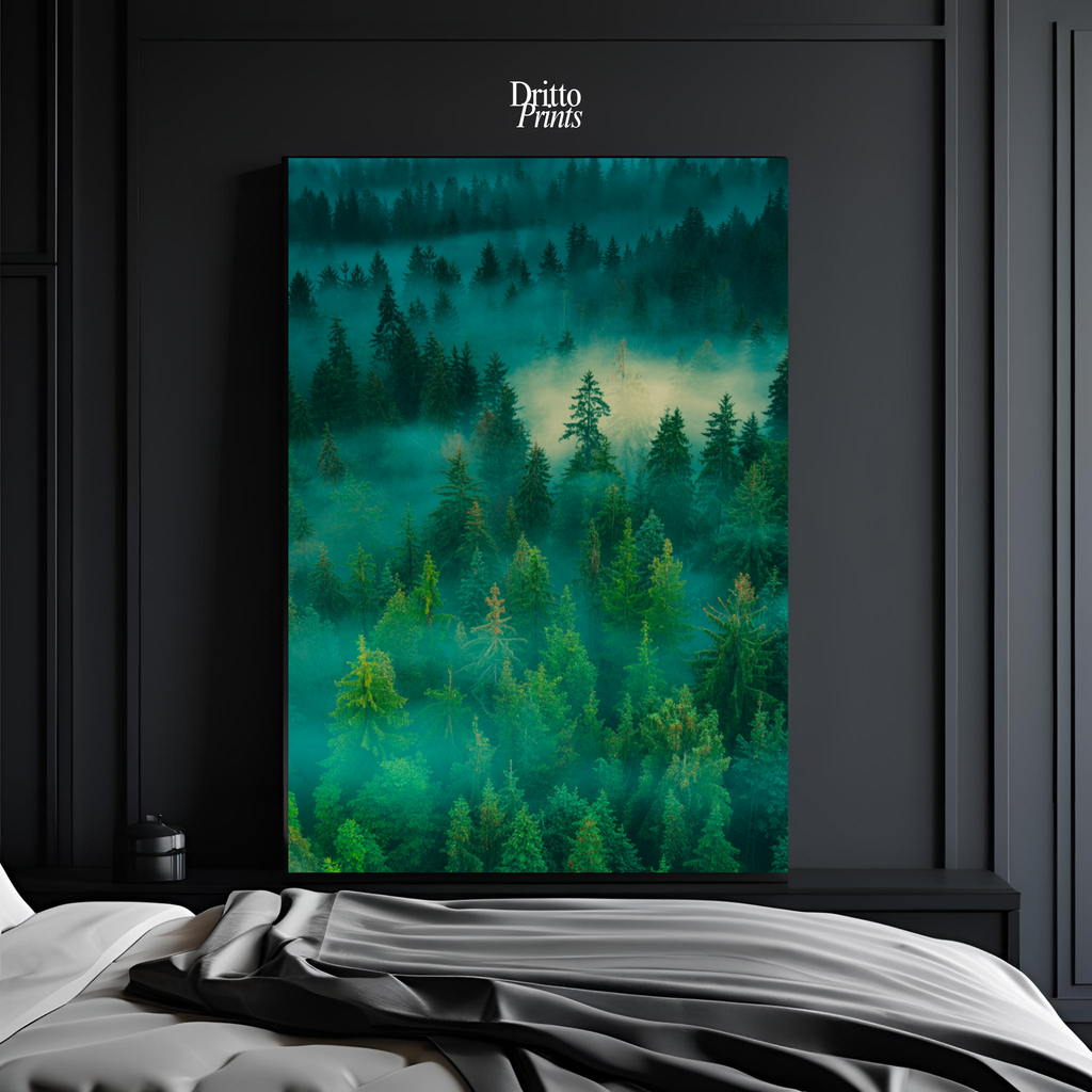 (CD4) Into the Morning Mist - Canvas
