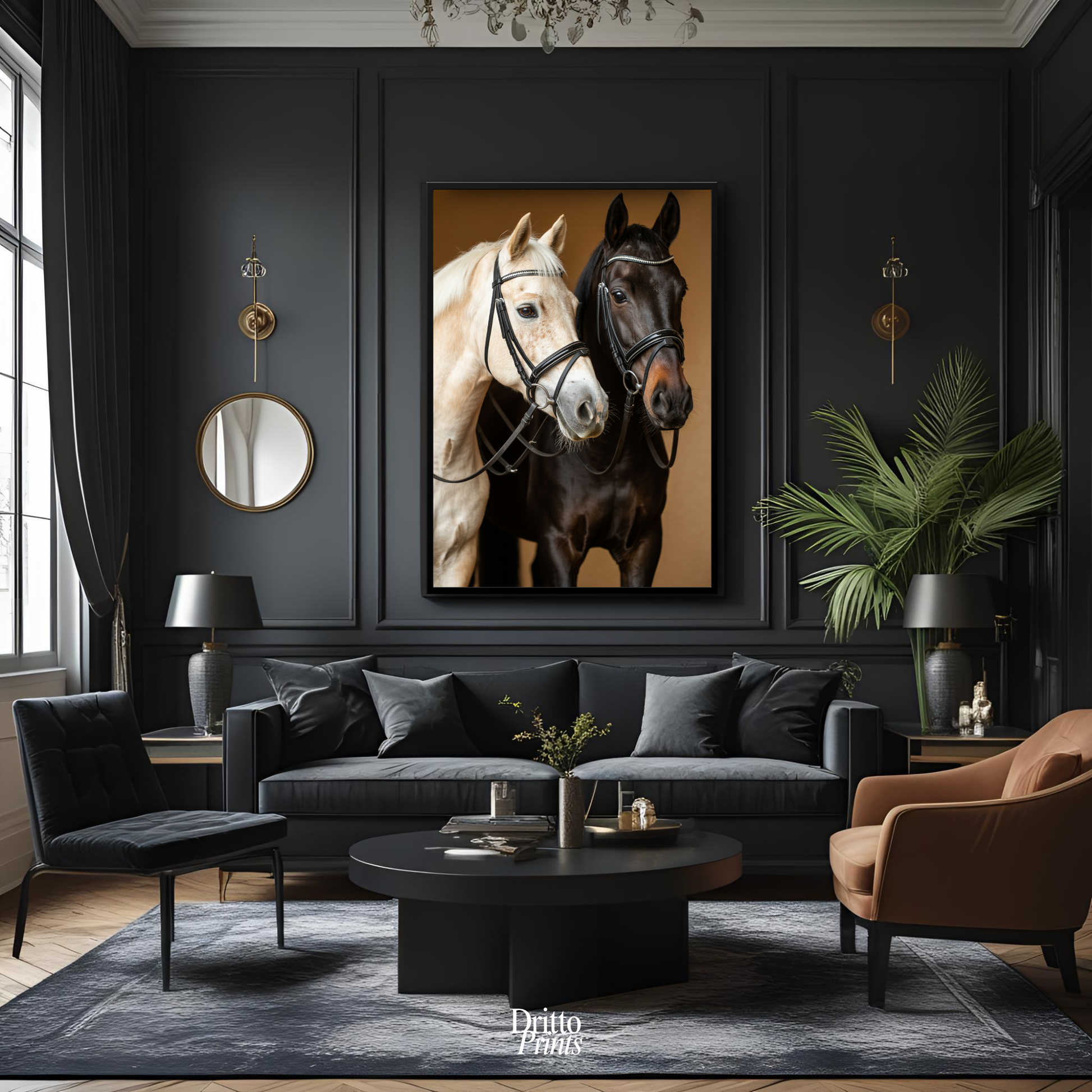 (FD22) Harmony in Contrast - Framed matte paper poster