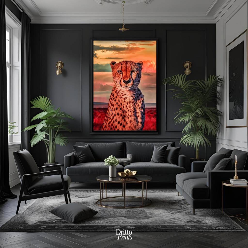 (FD12) Speed & Sky - Framed matte paper poster
