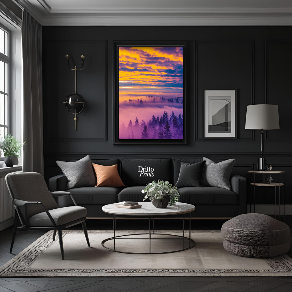 (FD13) Light Between Worlds - Framed matte paper poster