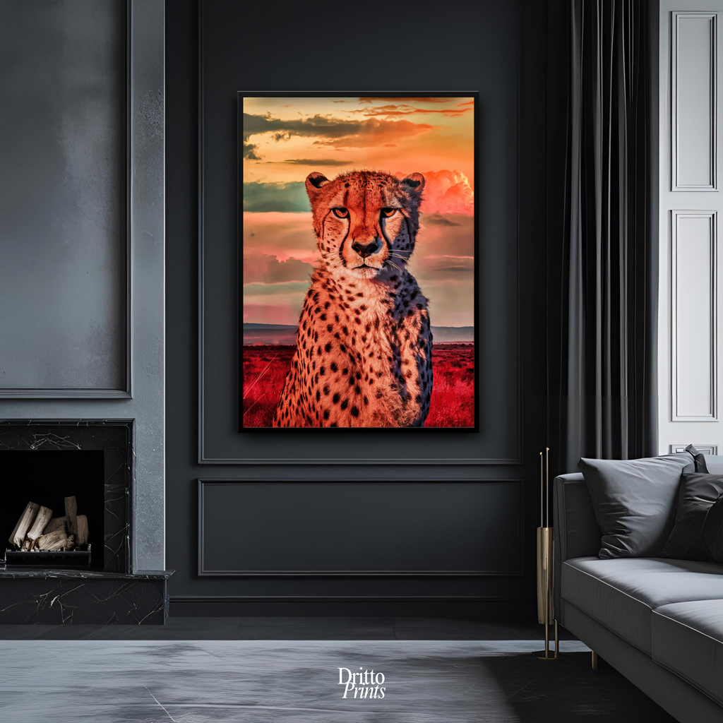 (FD12) Speed & Sky - Framed matte paper poster