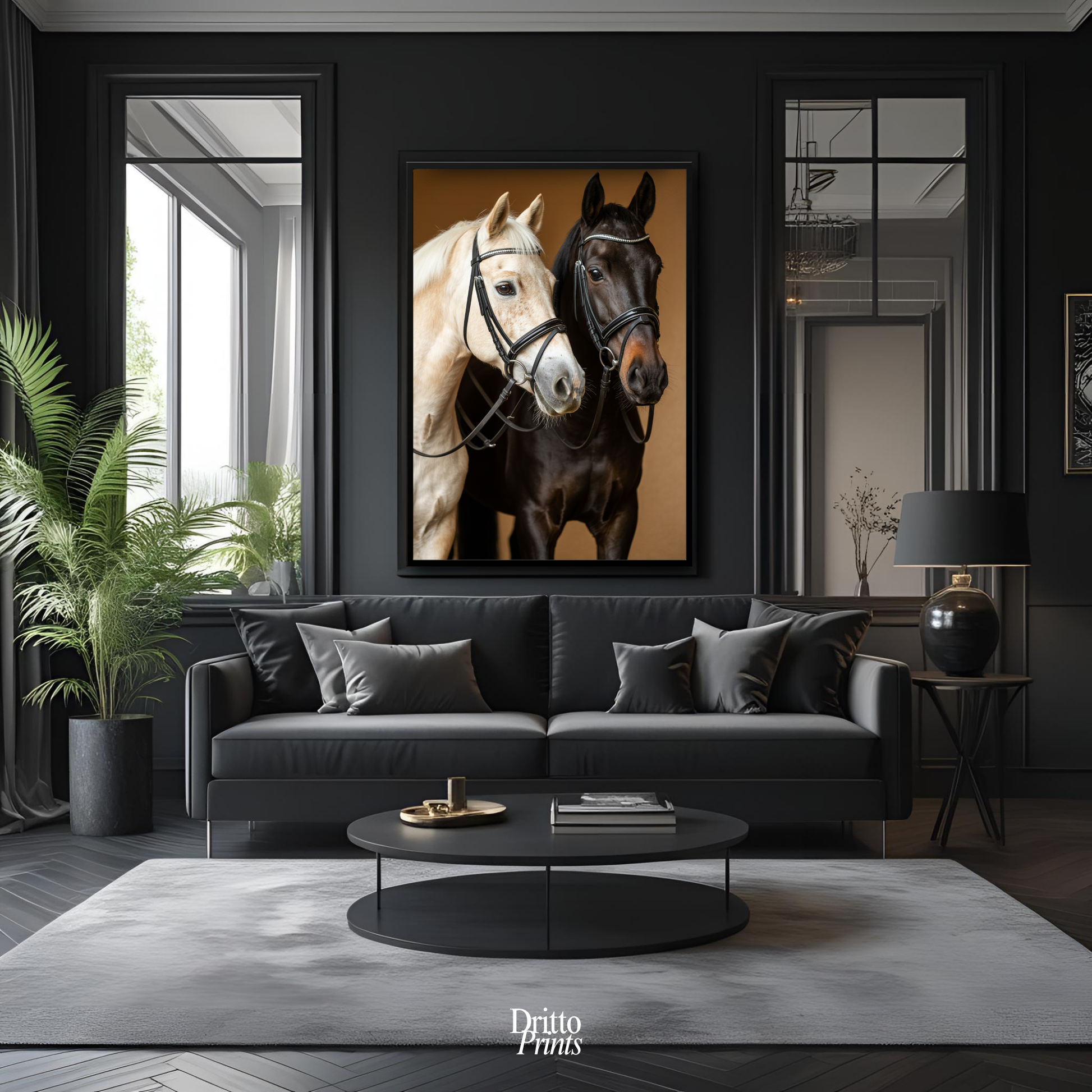 (FD22) Harmony in Contrast - Framed matte paper poster