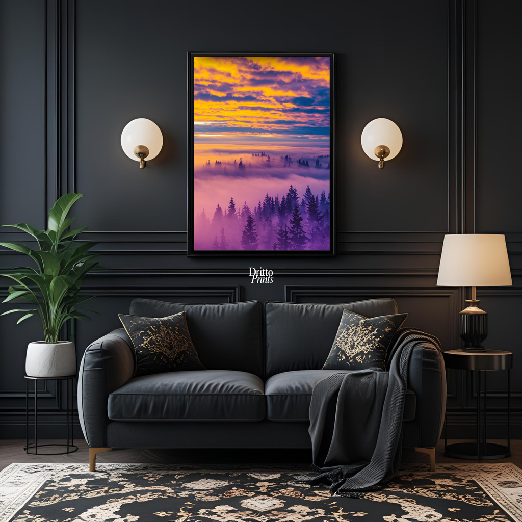 (FD13) Light Between Worlds - Framed matte paper poster