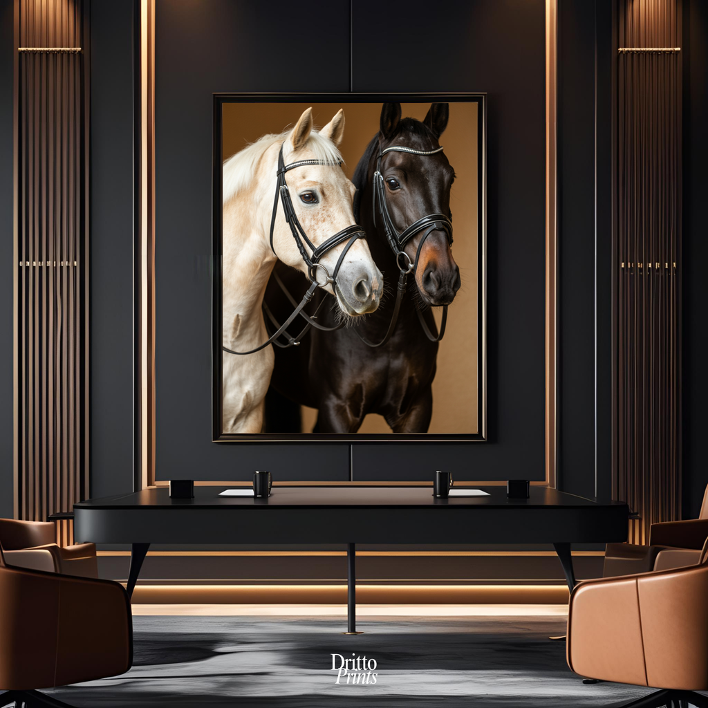 (FD22) Harmony in Contrast - Framed matte paper poster