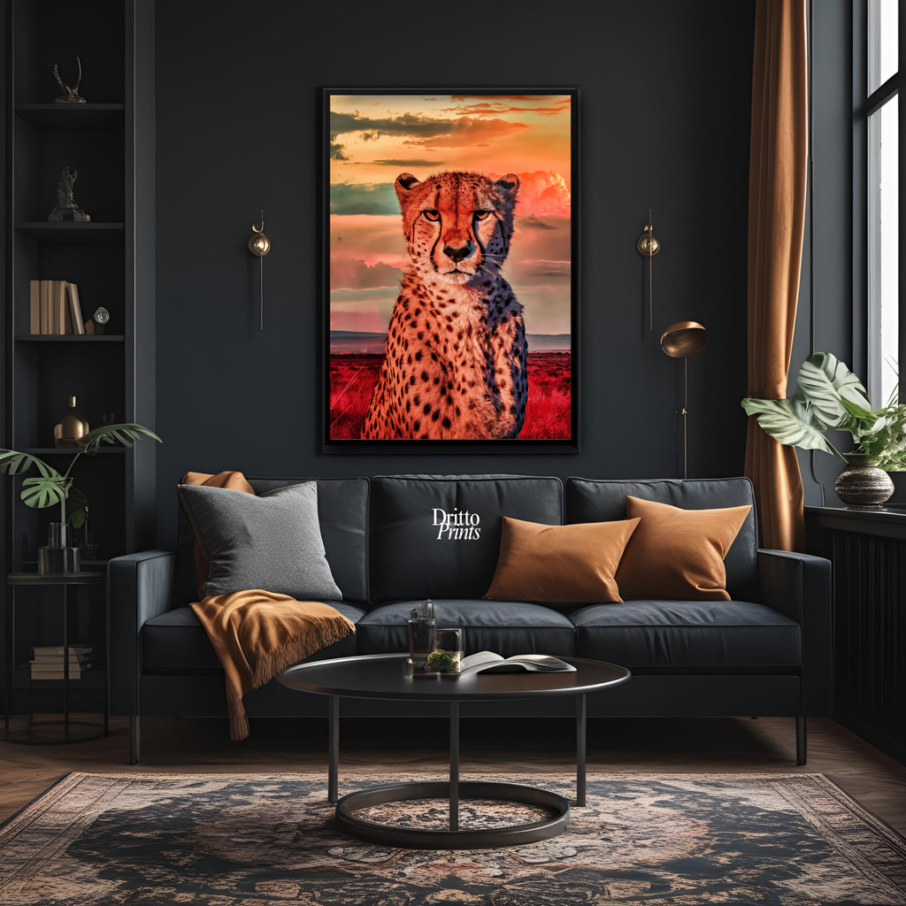 (FD12) Speed & Sky - Framed matte paper poster
