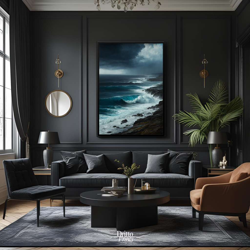 (FD17) Where the Rain Begins - Framed matte paper poster