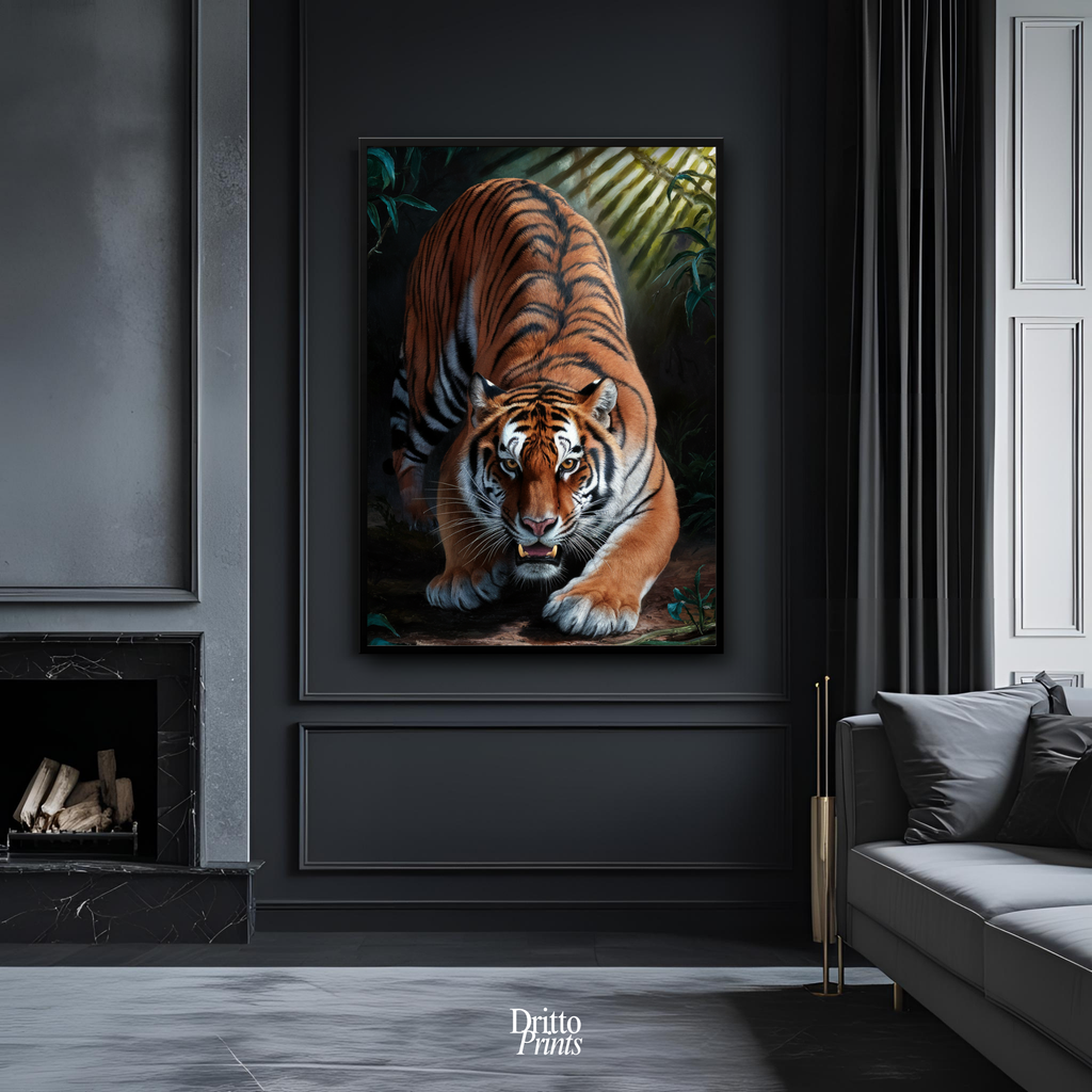 (FD11) Coiled Majesty - Framed matte paper poster