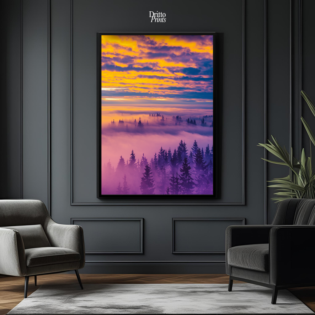 (FD13) Light Between Worlds - Framed matte paper poster