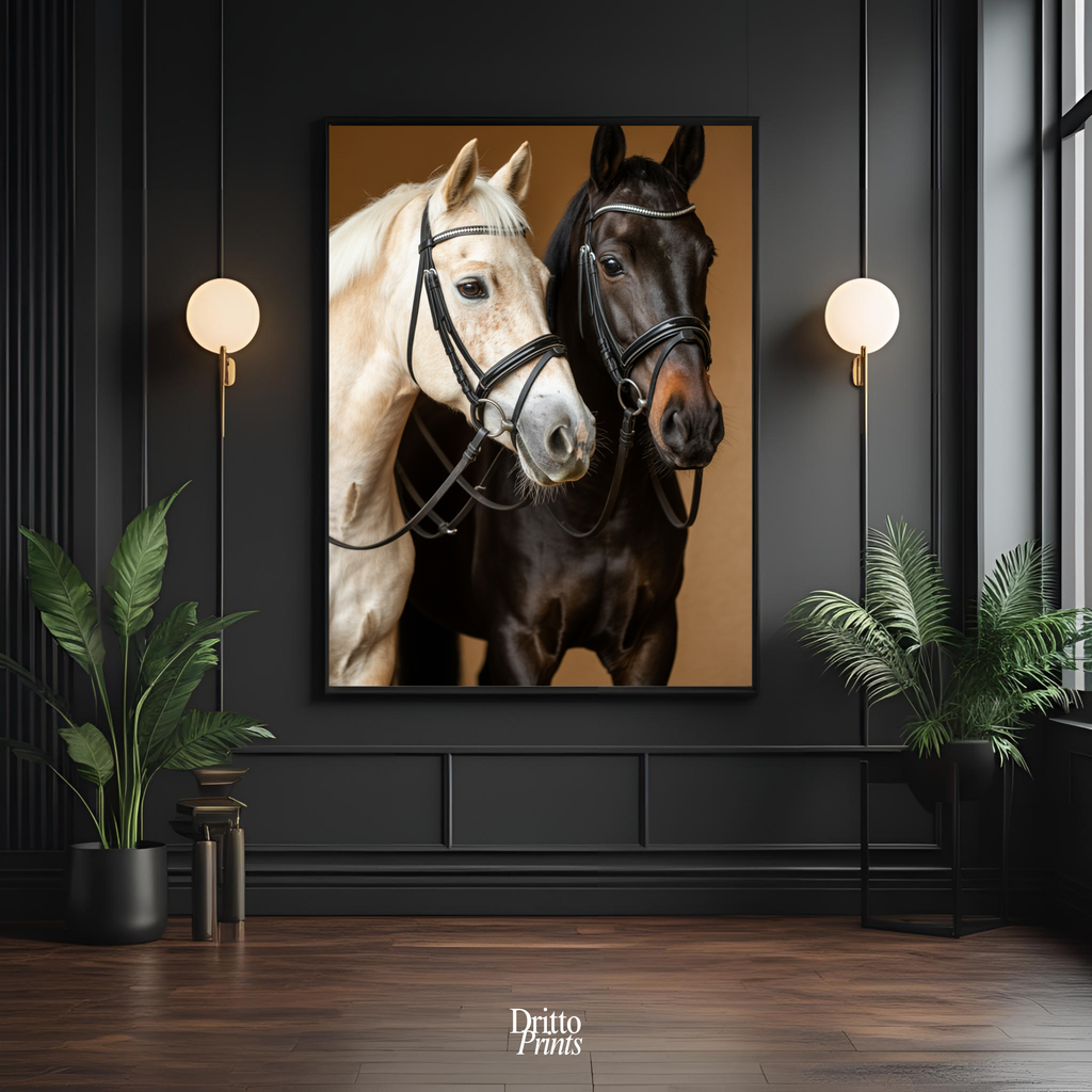 (FD22) Harmony in Contrast - Framed matte paper poster