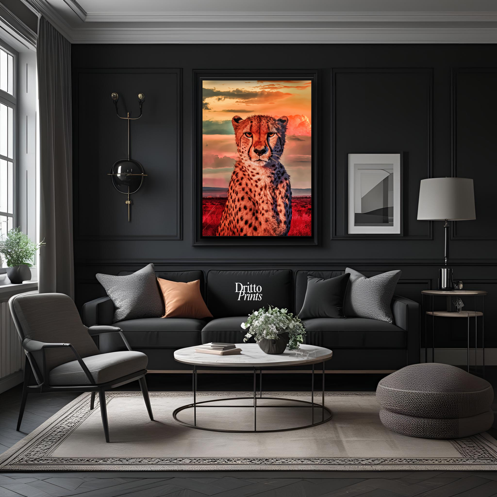 (FD12) Speed & Sky - Framed matte paper poster