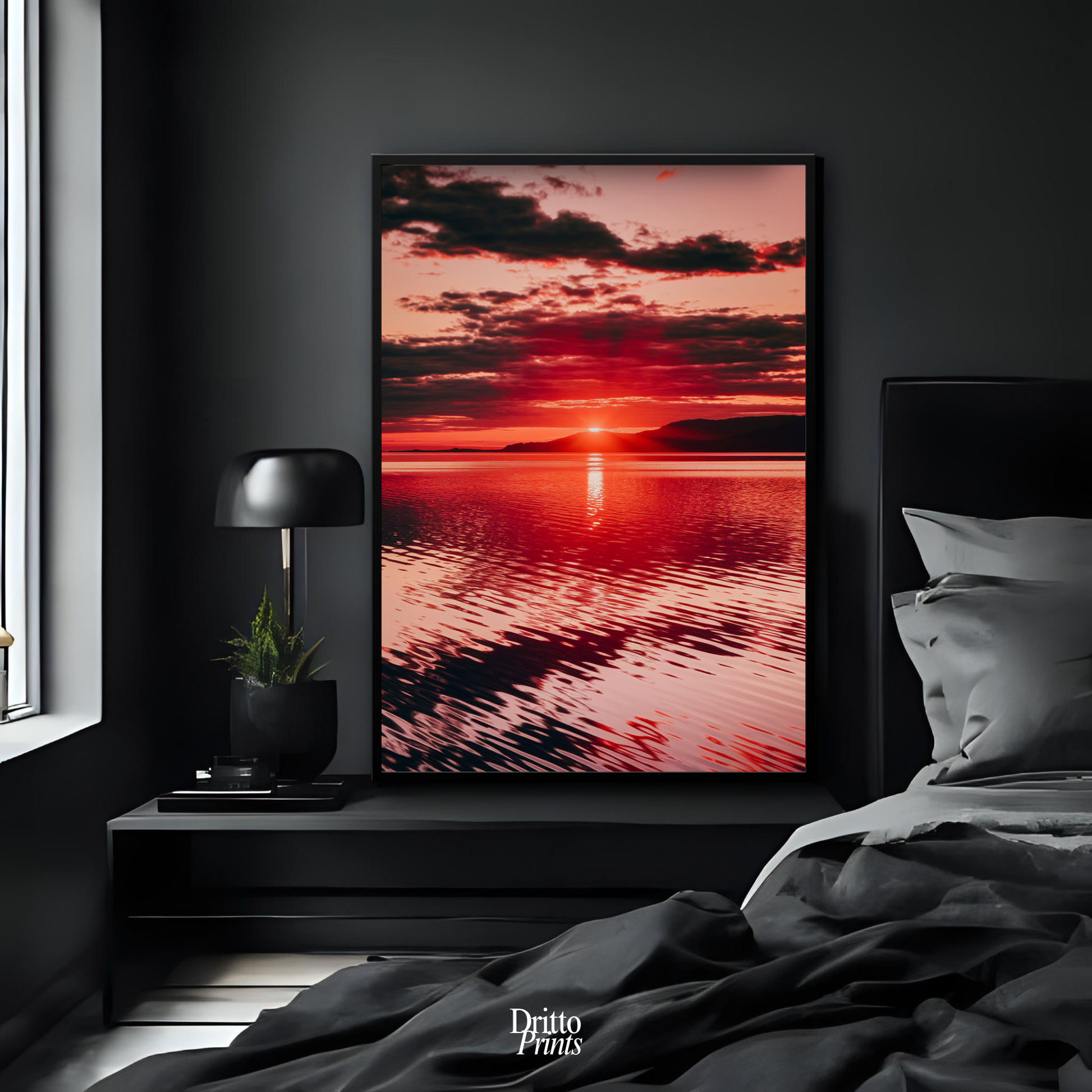 (FD27) View of Eternity - Framed matte paper poster