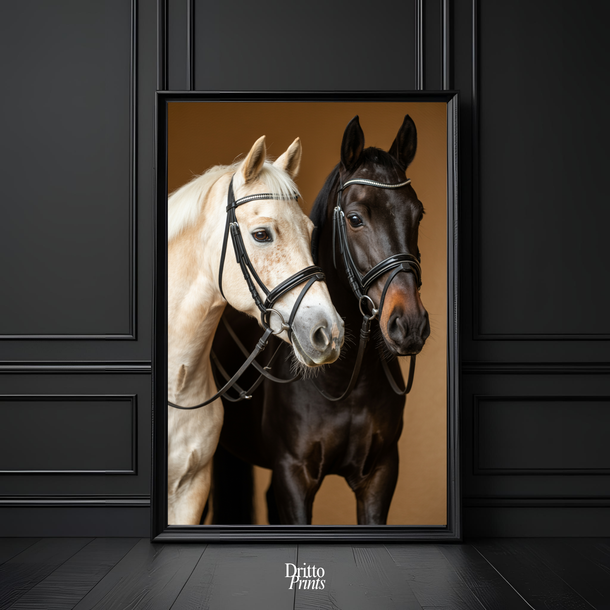 (FD22) Harmony in Contrast - Framed matte paper poster