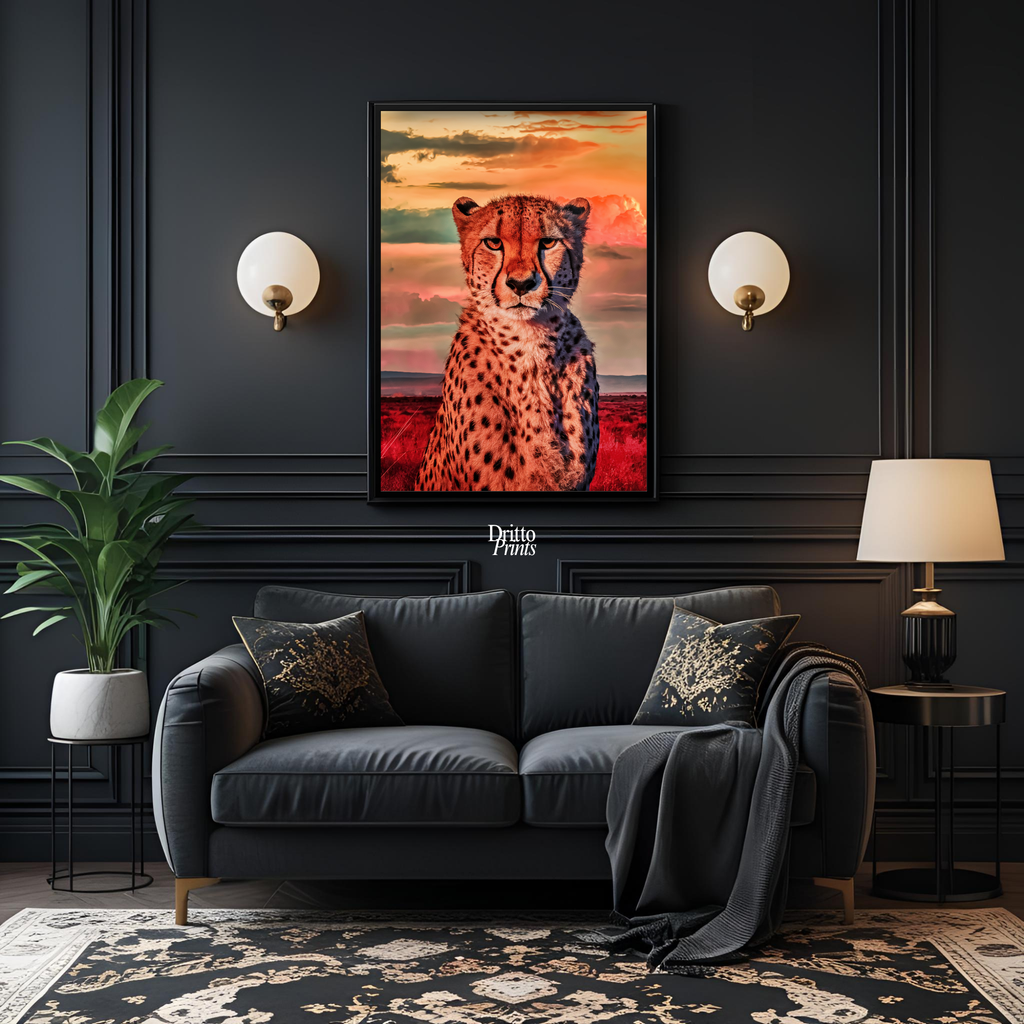 (FD12) Speed & Sky - Framed matte paper poster