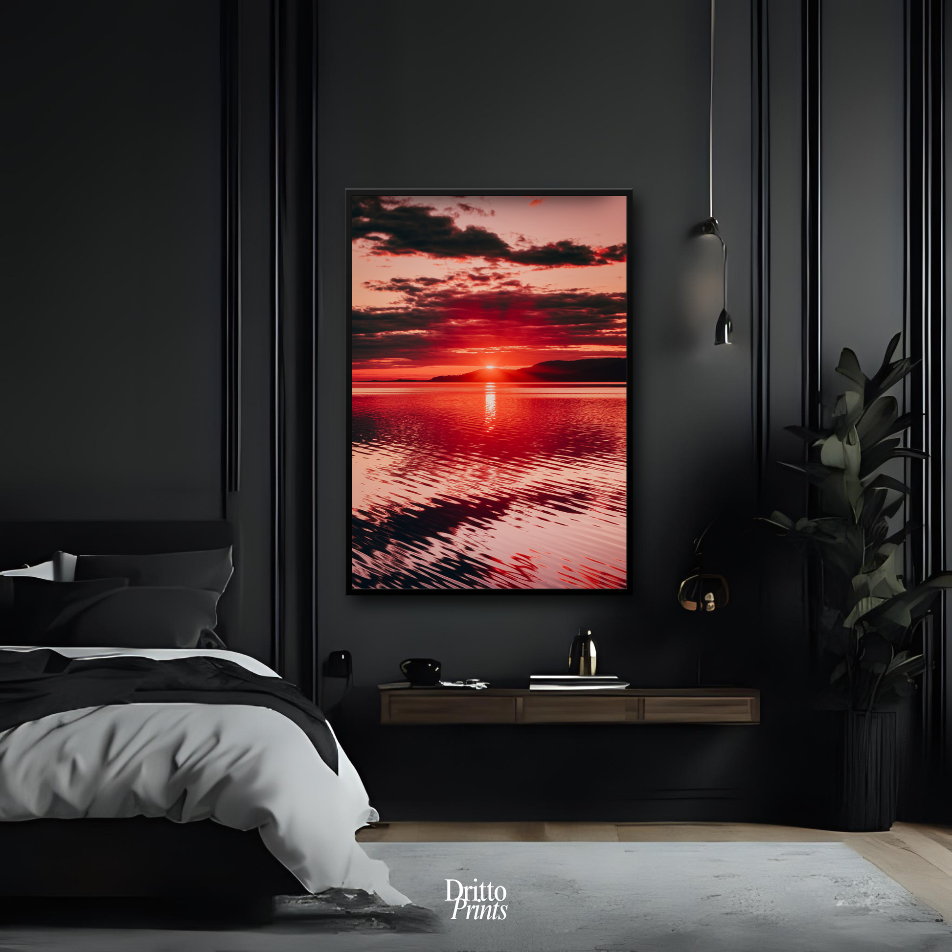 (FD27) View of Eternity - Framed matte paper poster