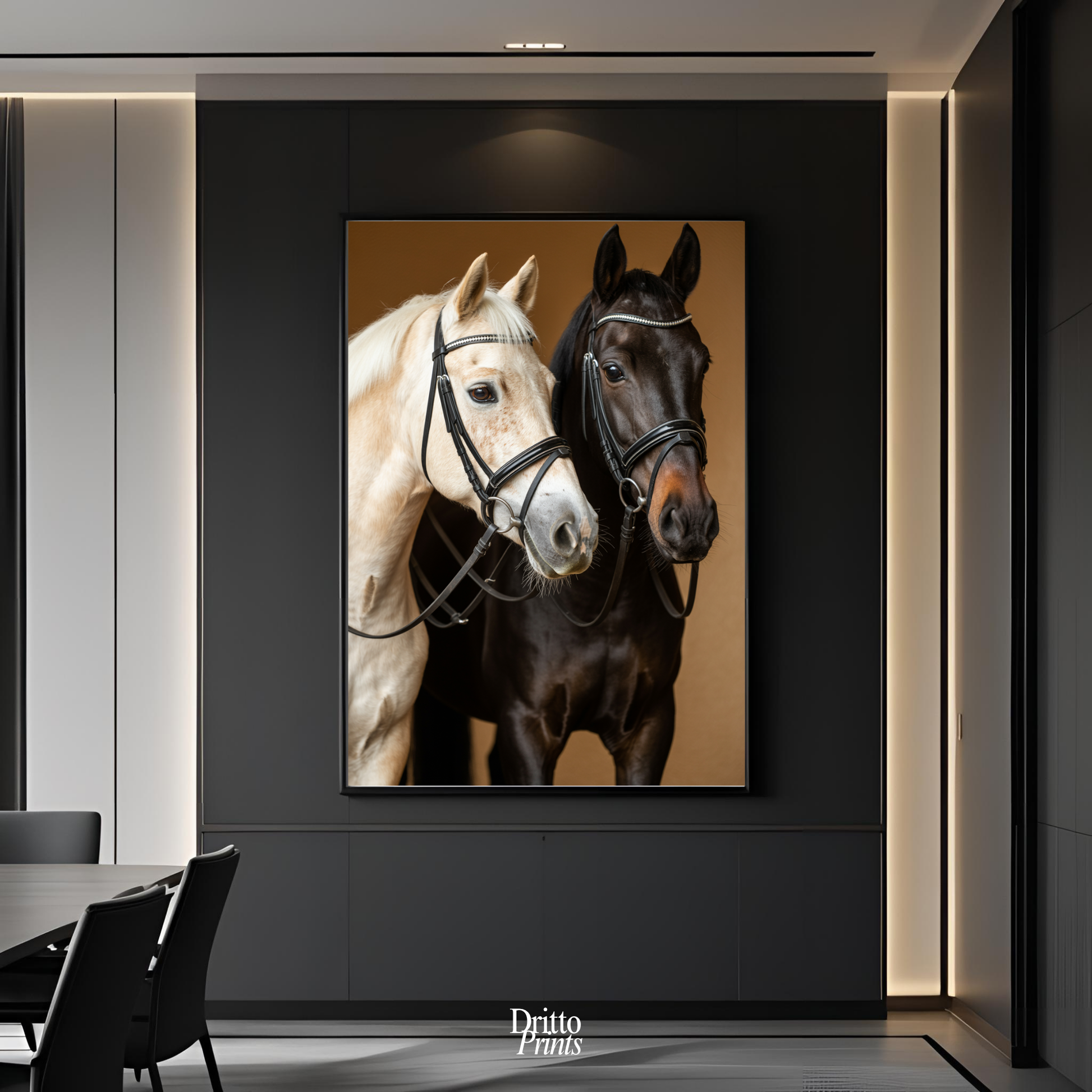 (FD22) Harmony in Contrast - Framed matte paper poster