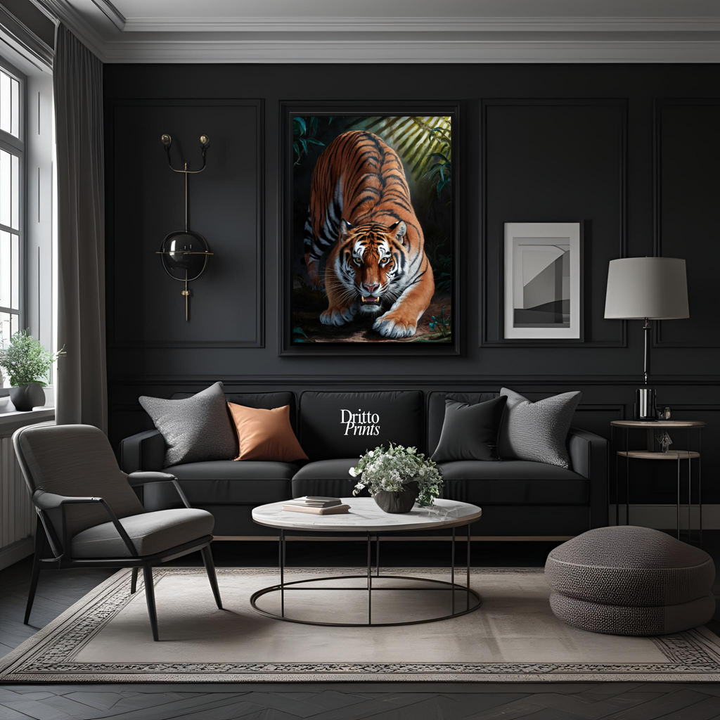 (FD11) Coiled Majesty - Framed matte paper poster