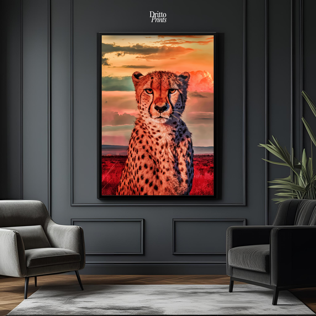 (FD12) Speed & Sky - Framed matte paper poster