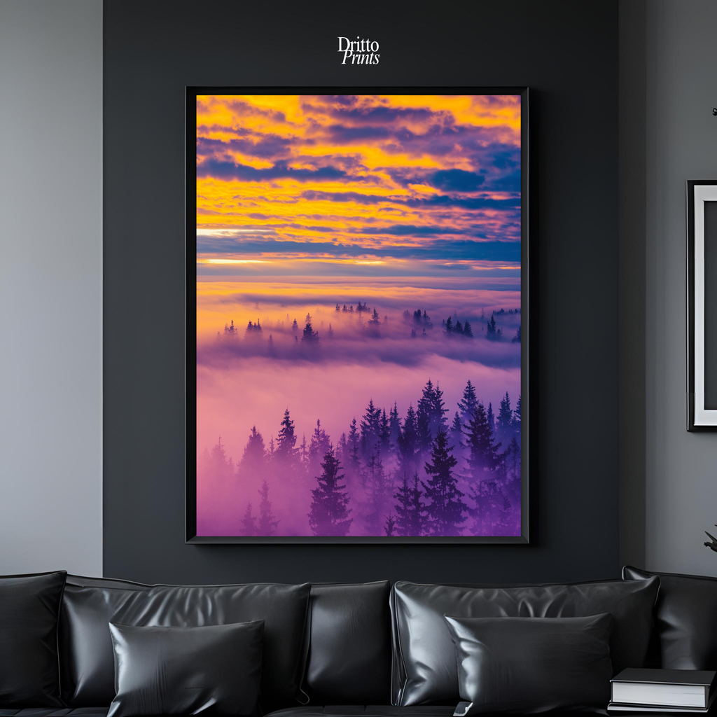(FD13) Light Between Worlds - Framed matte paper poster