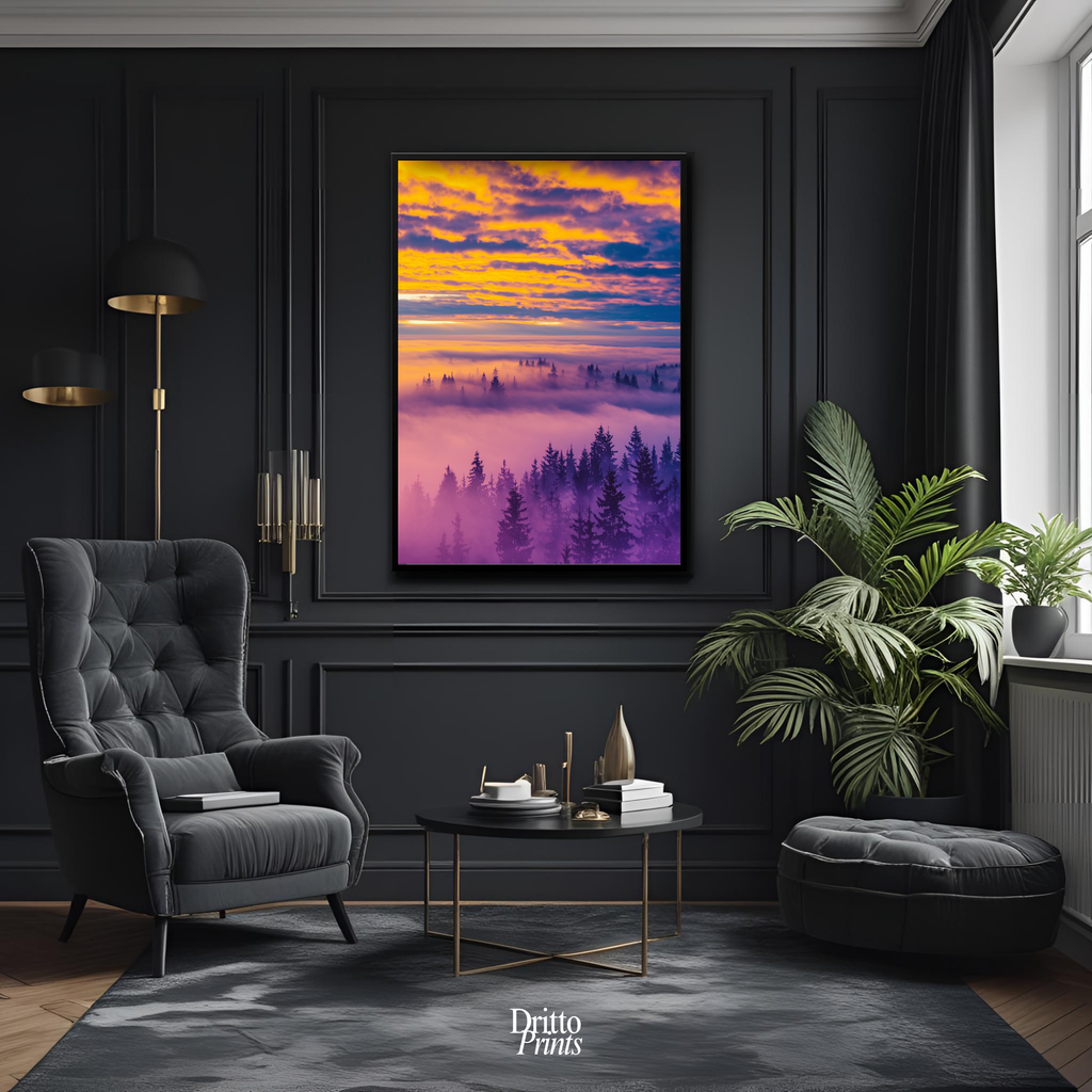 (FD13) Light Between Worlds - Framed matte paper poster