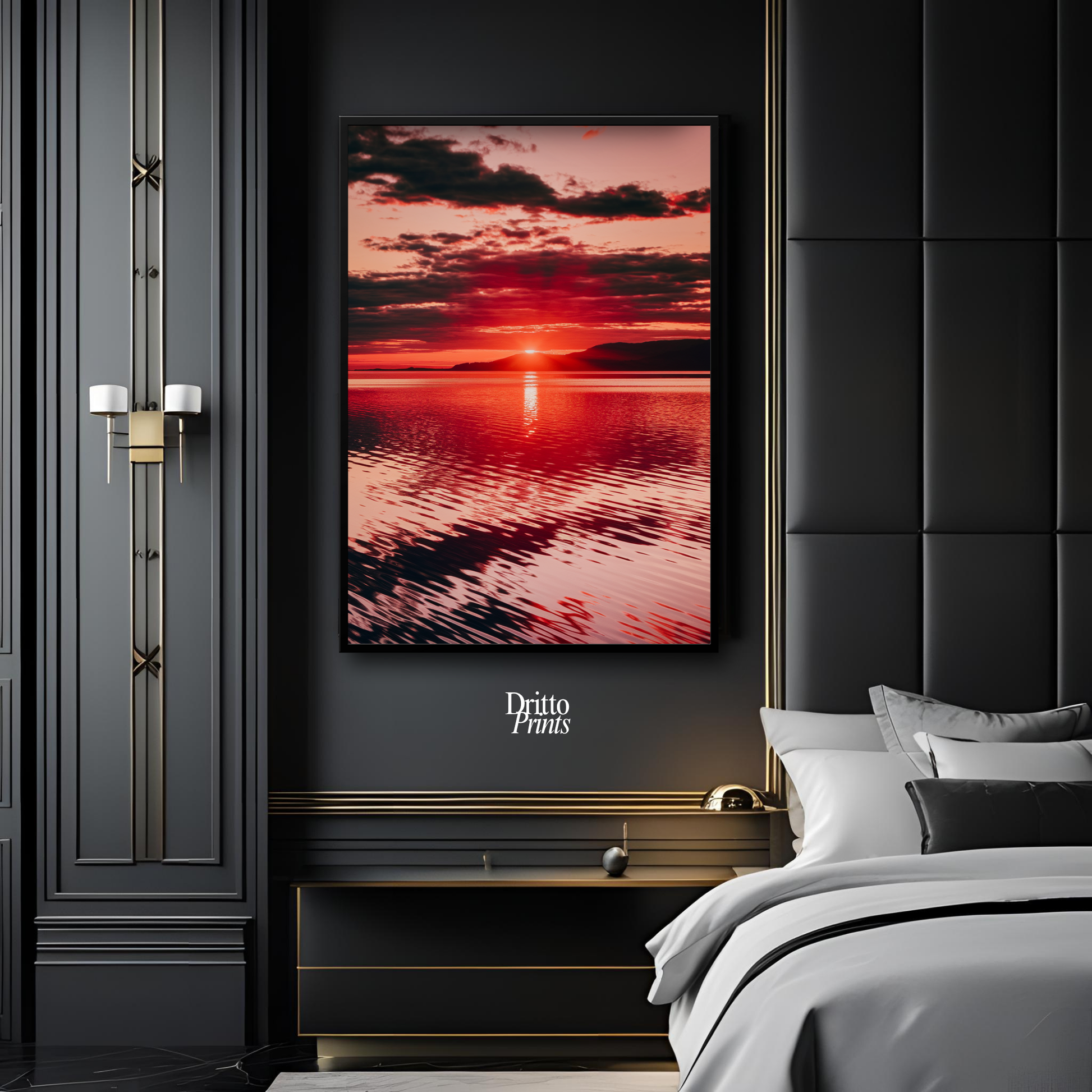 (FD27) View of Eternity - Framed matte paper poster