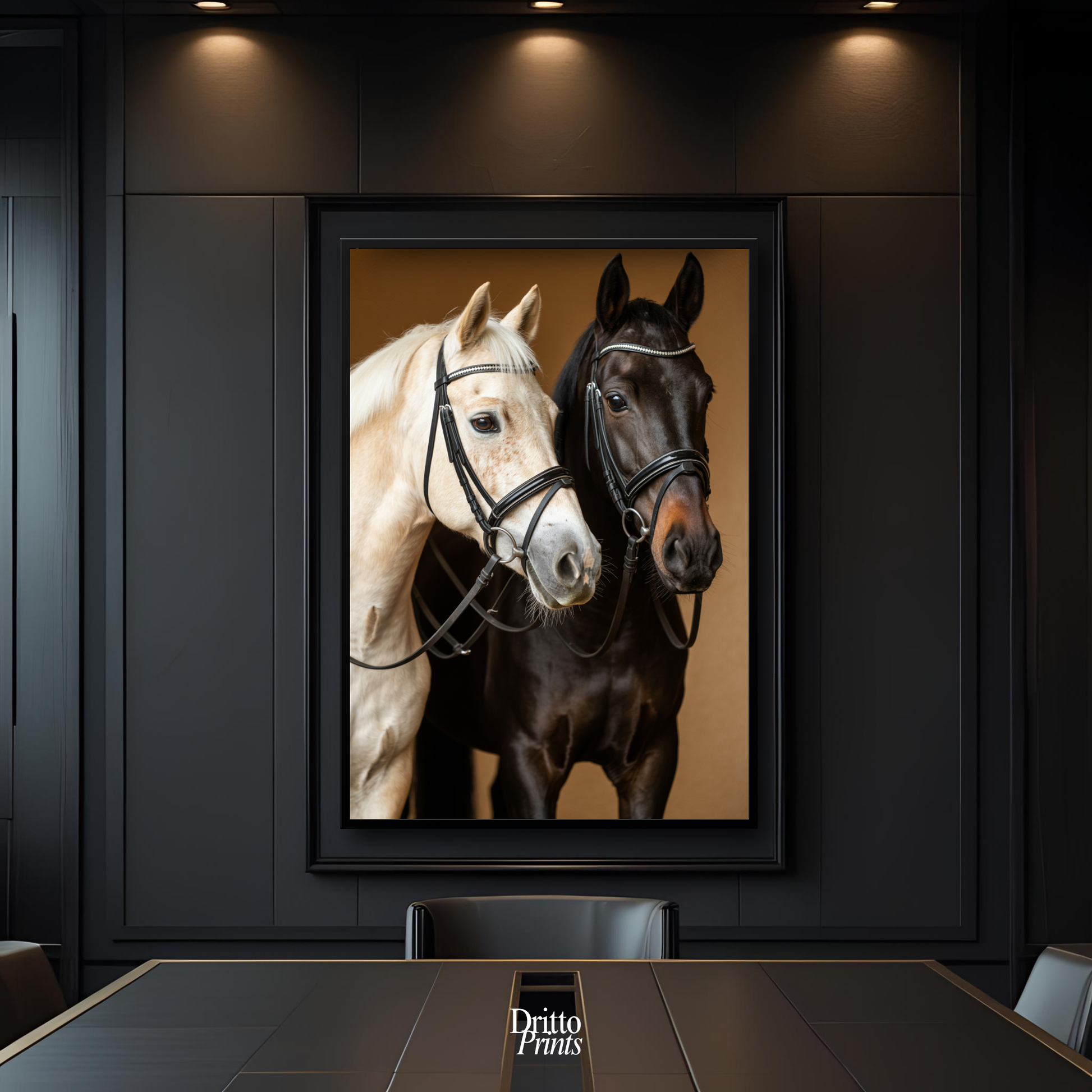 (FD22) Harmony in Contrast - Framed matte paper poster